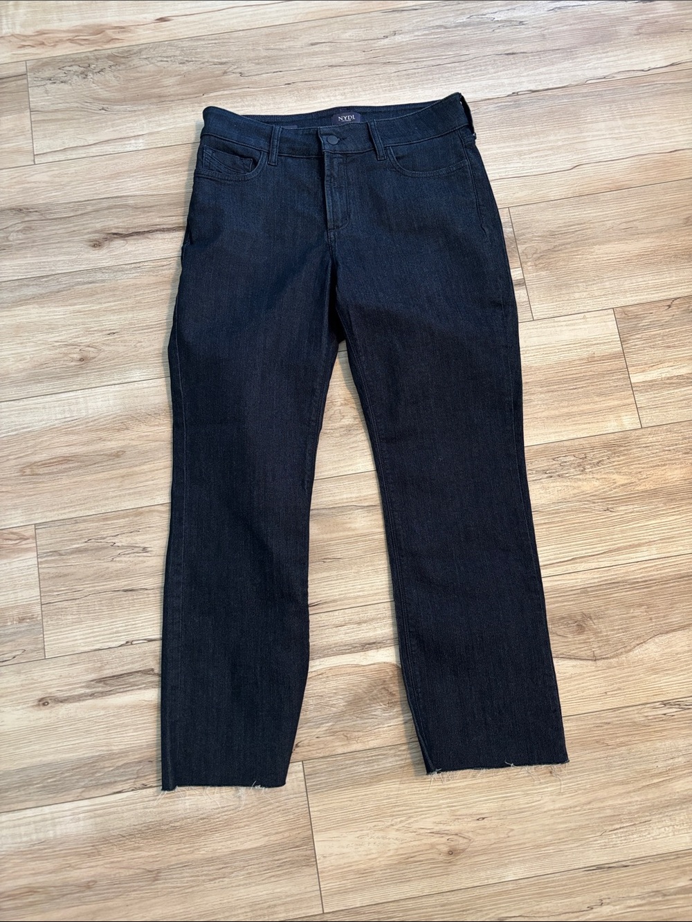 NYDJ Marilyn Straight-Leg Jeans - Clean Dark Wash